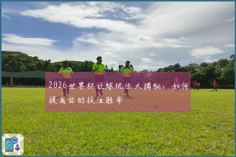 2026世界杯让球玩法大揭秘，如何提高你的投注胜率