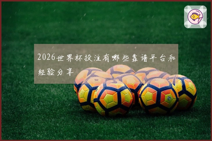 2026世界杯投注有哪些靠谱平台和经验分享